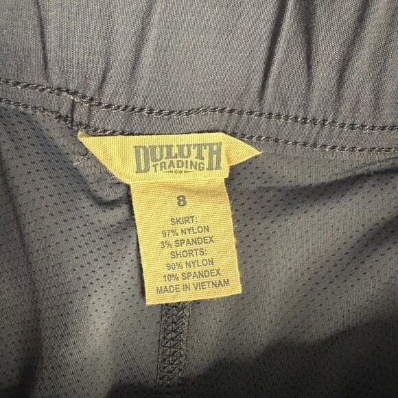 Dulth trading Co Women's Dry on the Fly Skort Size 8 Blue Gray Lightweight Flex - Picture 3 of 9